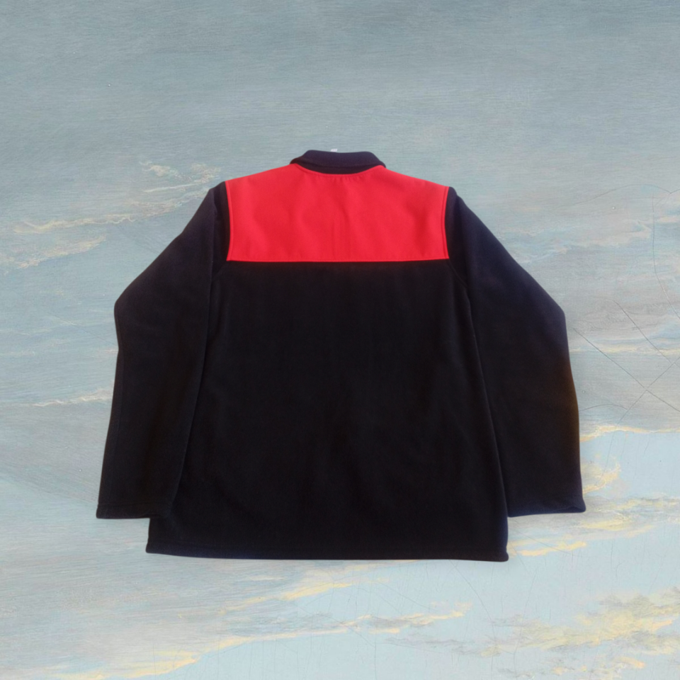 KIRMIZI SOFTSHELL DESENLİ POLAR MONT