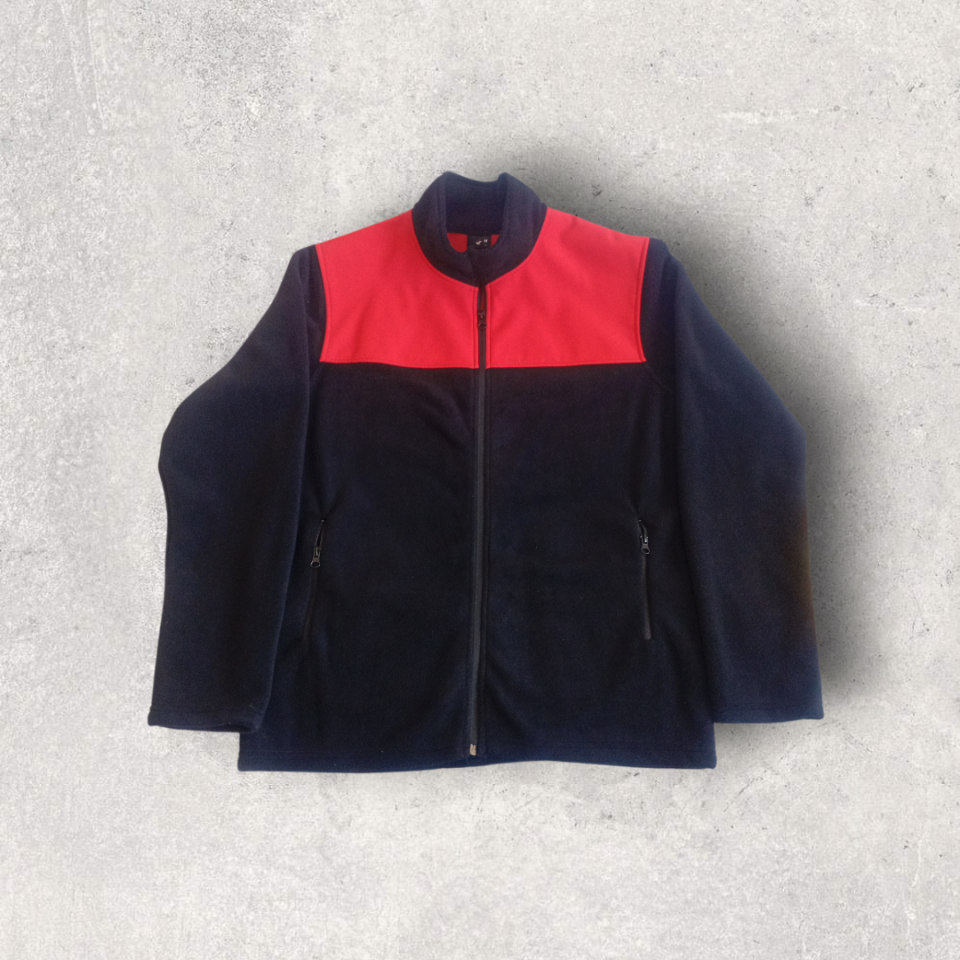 KIRMIZI SOFTSHELL DESENLİ POLAR MONT