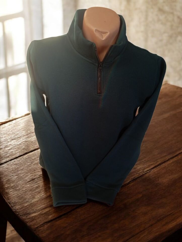 YARIM FERMUAR YAKALI SWEAT