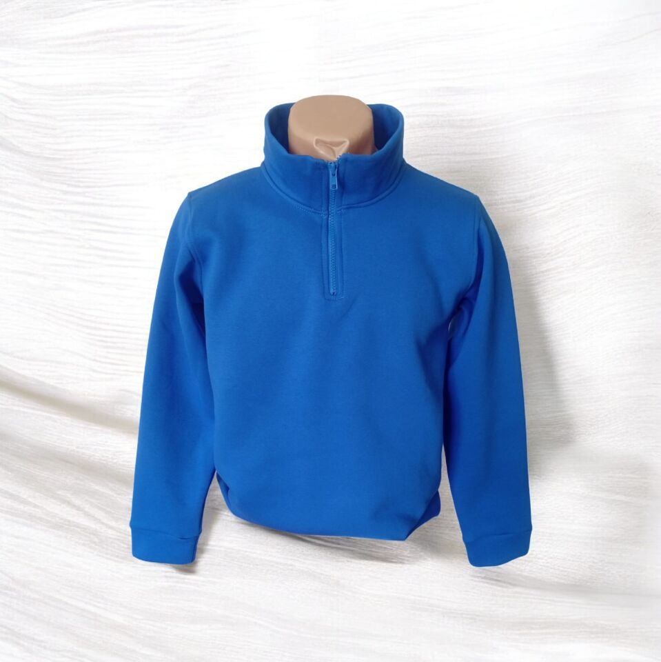 YARIM FERMUAR YAKALI SWEAT