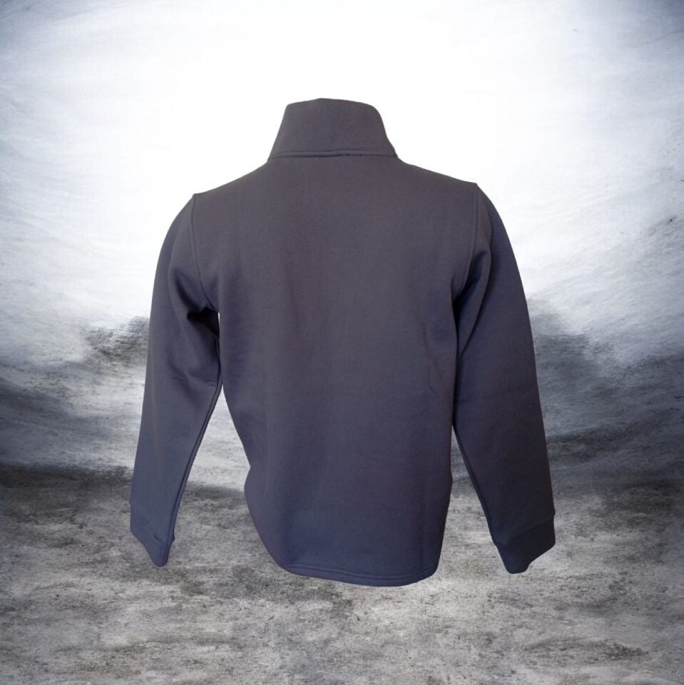 YARIM FERMUAR YAKALI SWEAT