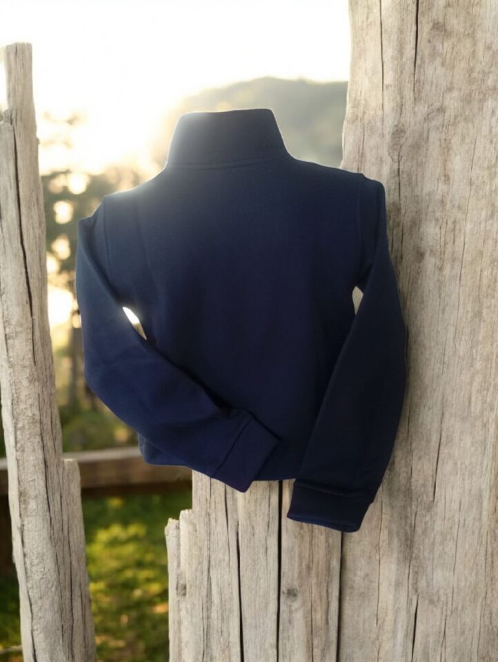 YARIM FERMUAR YAKALI SWEAT